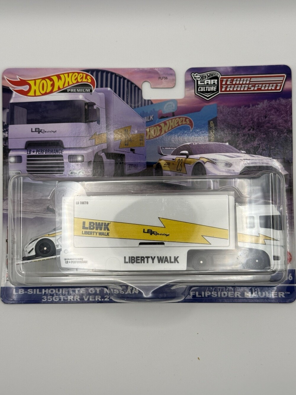 Hot wheels car culture team transport factory set Nissan Liberty Walk-silhouette